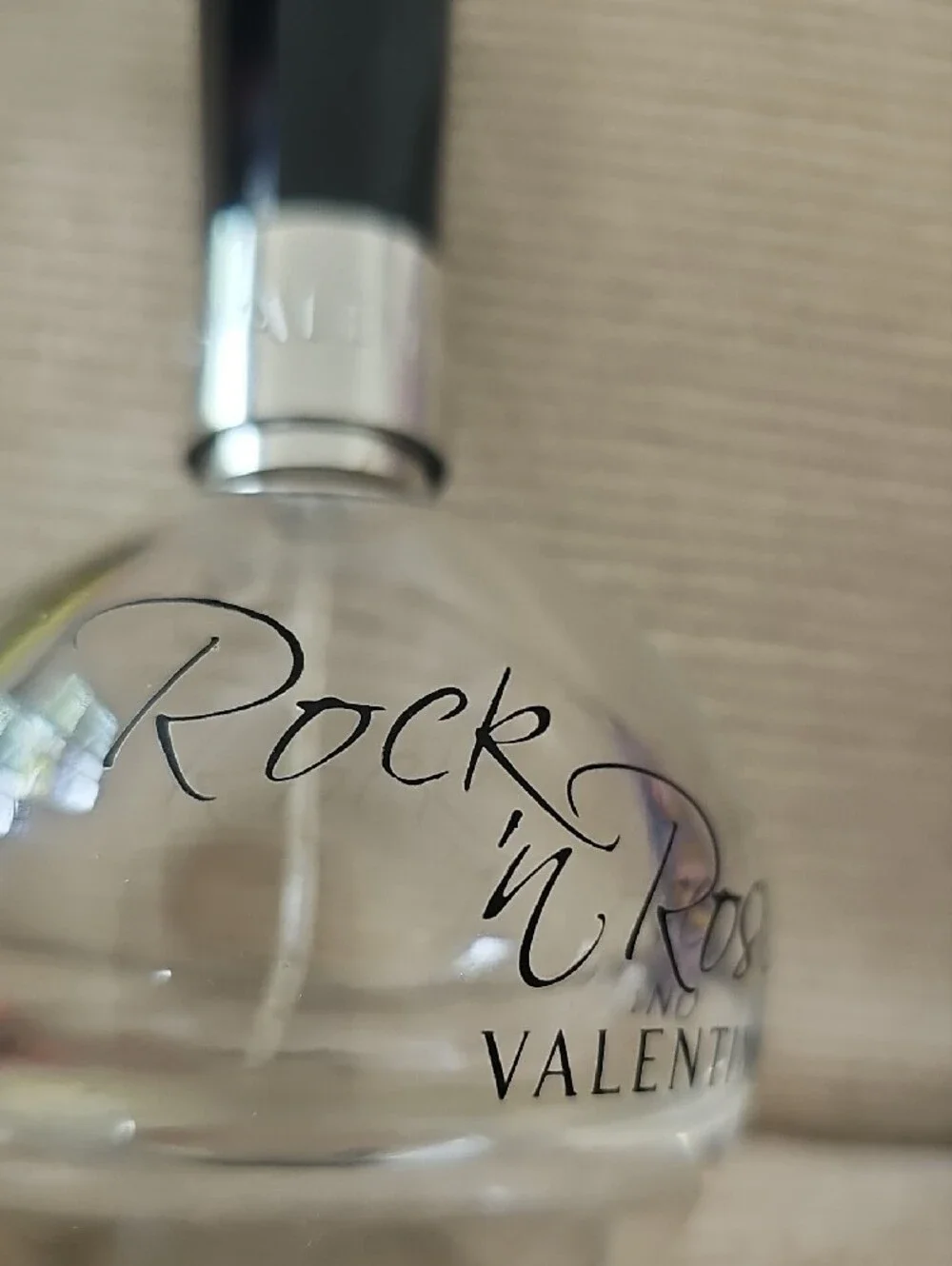 Valentino Rock 'n Rose Clear & Black empty Bottle